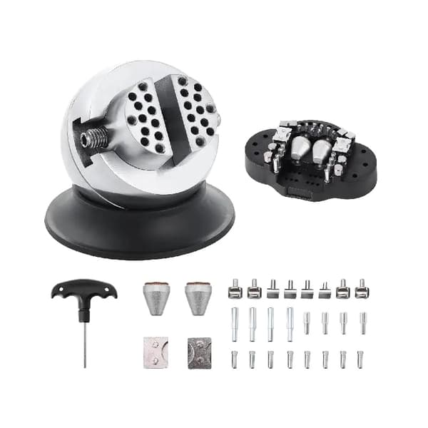 VEVOR Kugle Vise, 360° Rotérbar Base, 30 PCS Tilbehør, Præcisions Klemmesystem