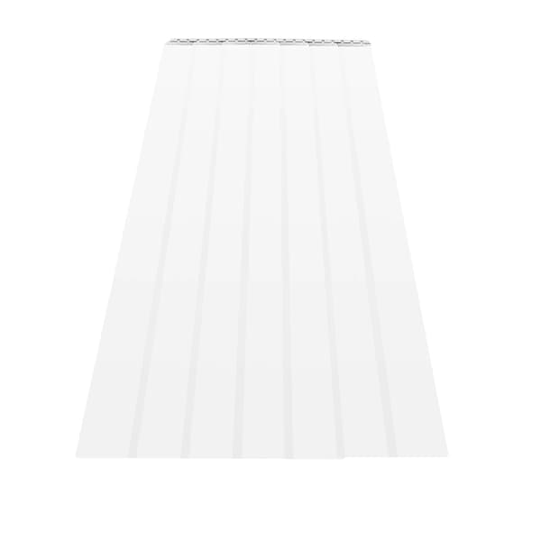 Dörrgardinsremsor, PVC-material, borrmonterad, VIT