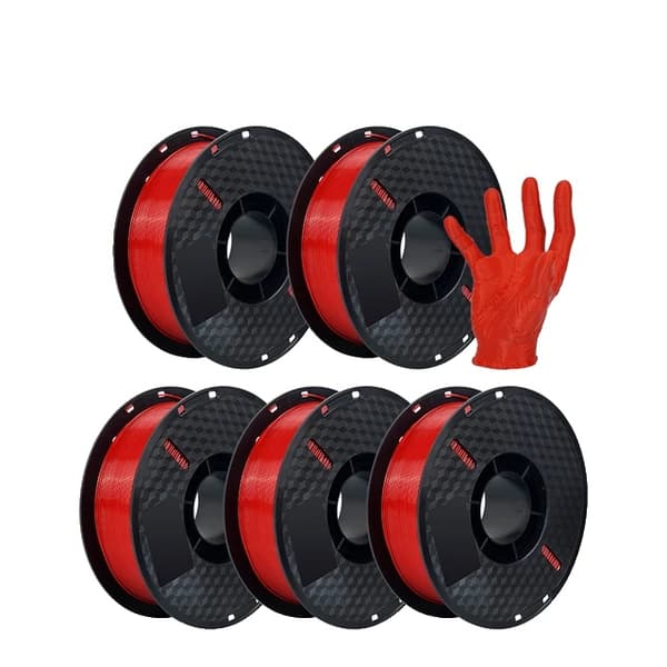 3D-skrivarfilament, miljöskydd, mångsidig kompatibilitet, Röd