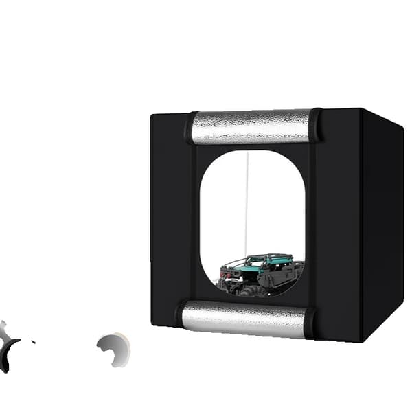Foto Studio Lysboks, Justerbar Lysstyrke, 2 LED-lys