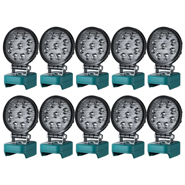 LED Arbejdslys, 27W Effekt, 2000 Lumen Lysstyrke, 10Pak LED Lys, 27W