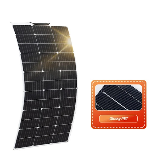 Flexibel solpanel, 150W, 18v laddning, 150W Solpanel
