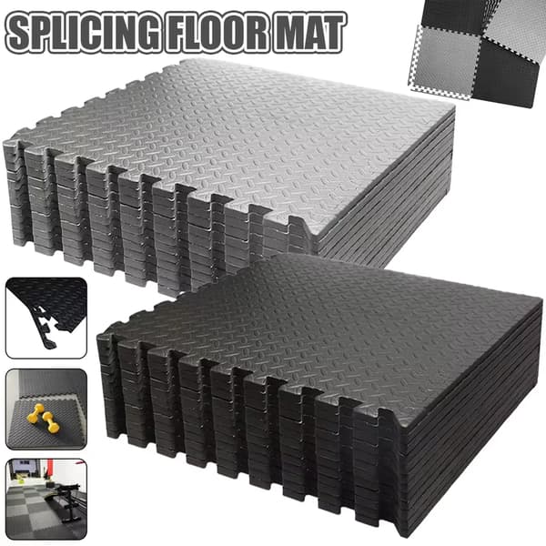 Pusselmatta, Antislip, Stötdämpande, 60-60cm 24st