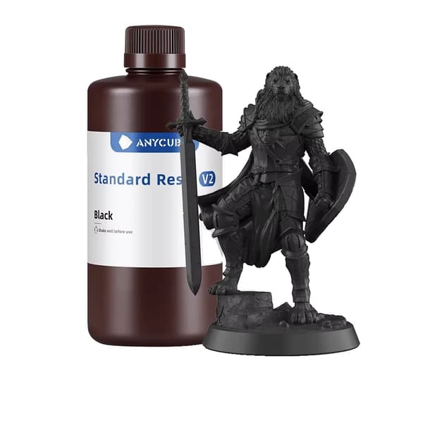 3D-printingharpiks, lav viskositet, hurtig hærdning, 5kg V2 Sort