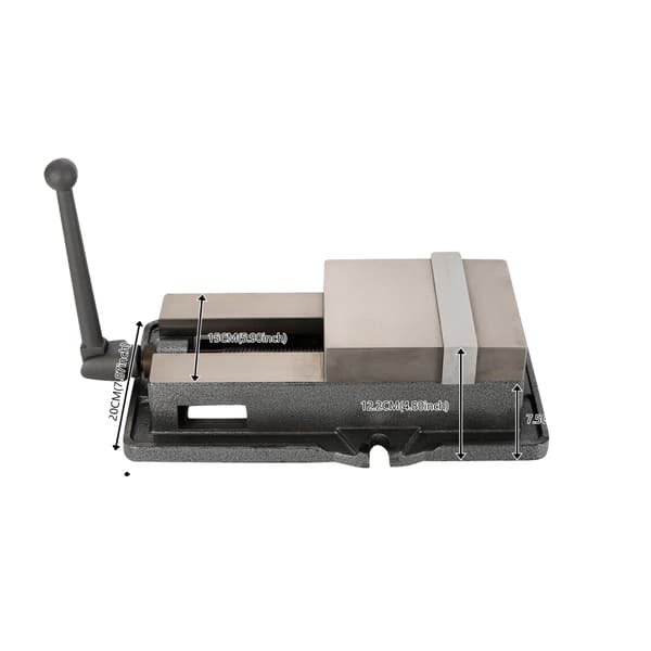 Lås Ned Vise, Justerbart Klämområde, Hög Precision Design, svart, 6