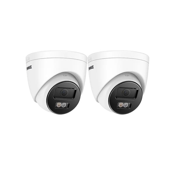 12MP PoE Säkerhetskamera, Avancerad Rörelsedetektering, IP67 Väderbeständig,2ST