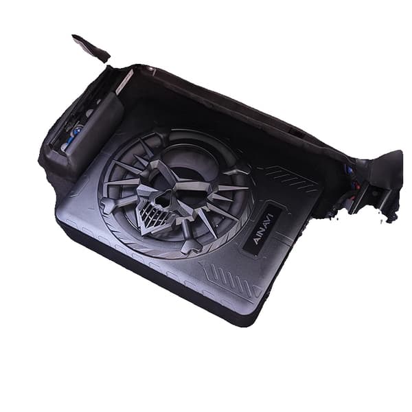 Bilsubwoofer, 800W Effekt, Slim Design, 10 tum
