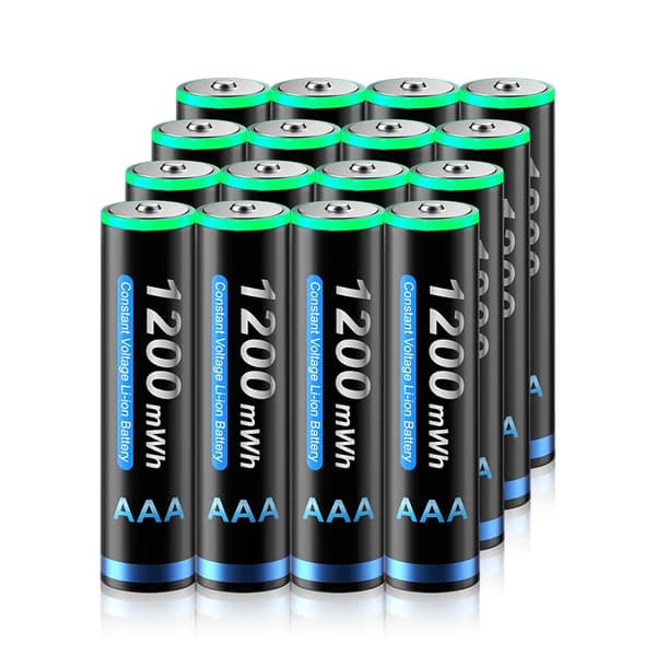 Uppladdningsbart Batteri, Hög Prestanda, Miljövänlig Design, 16PCS AAA