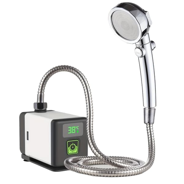 Elektrisk Duschhuvud, Bärbar Design, Integrerad Pump, Elektrisk Duschhuvud