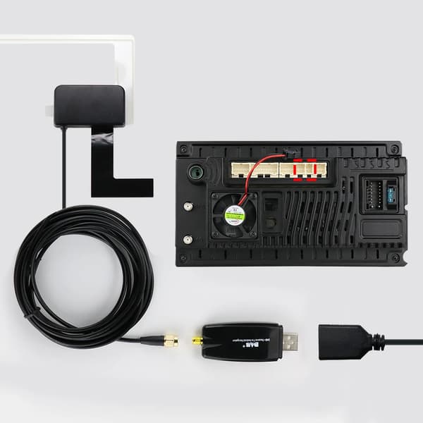 Bilmonitor DAB+ Adapter, Hizpo Märke, USB Multimedia Spelare
