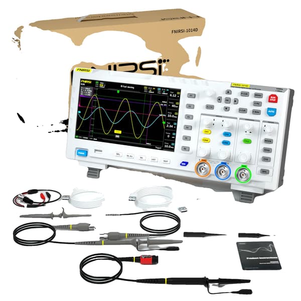 Digitalt Oscilloskop, Høj Sampling Rate, Dual Kanal Support, Fuld Sæt (P4100 Probe)