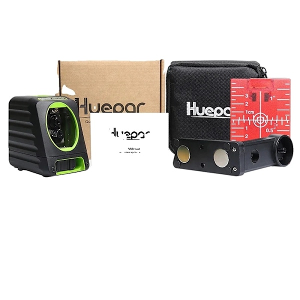 Huepar Laser-tasoitin, Korkea tarkkuus, Laaja sädelevitys,Punainen laser-taso Red Laser Level Red Laser Level