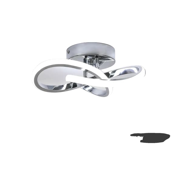 Taklampa, Modern Design, Energieffektiv Belysning, Silver