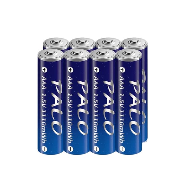 Uppladdningsbart AAA-batteri, USB-laddning, Lång batteritid, Grön