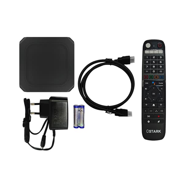 Ostark Android TV Box, 6K-stöd, 2GB DDR4 RAM, 32GB lagring, EU-kontakt