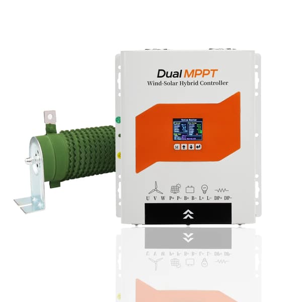 Hybrid Energi Controller, MPPT Laddningsläge, Hög Effektivitet, 12V 24V 48V AUTO, 6000W