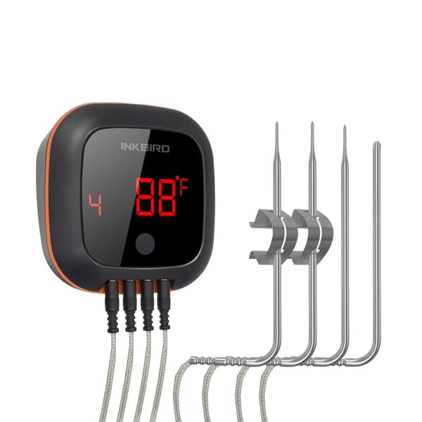 Digital BBQ Kötttermometer,4 prober