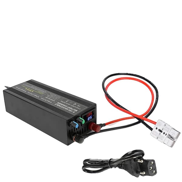 Litiumakku Laturi, 60A Ulostulo, Säädettävä Jännite, CT100A Anderson, 12V-d, EU plug-d