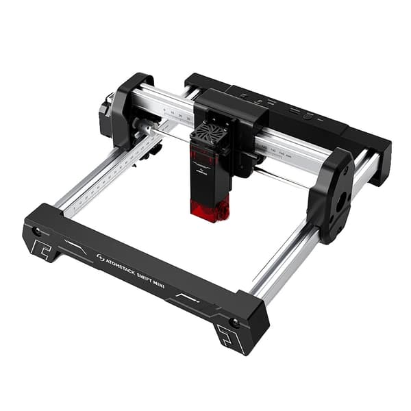 Laserkaiverrin, 0,04 mm Laserpiste, 10000 mm/min Nopeus, ATOMSTACK Swift Mini, EU