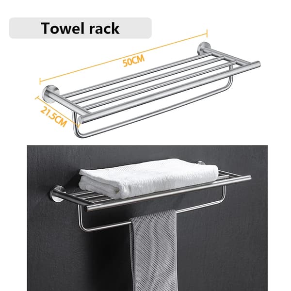 Handdukshängare, Stålmaterial, 50 cm Bredd,005YW
