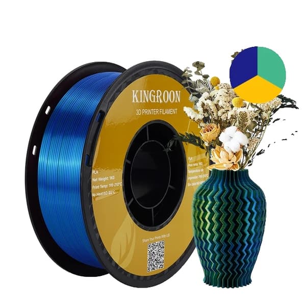 3D Print Filament, PLA Material, 1 kg Spole, D-1KG
