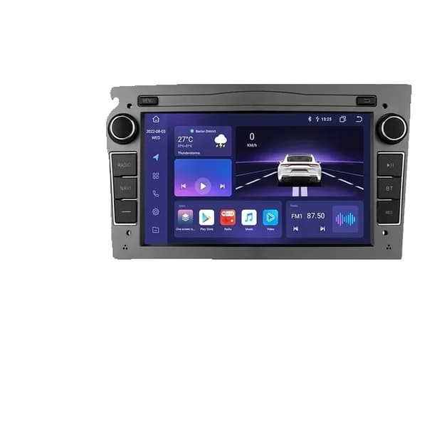 Bilradio Stereo, 128GB ROM, Android 12 OS, S8 Grå