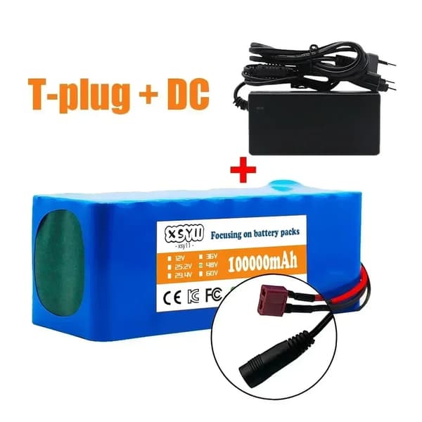 Litiumioniakku, 100Ah kapasiteetti, 48V jännite, T-Plug DC