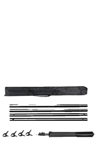 Stativställning, Grönskärmsstöd, Enfärgat ramverk