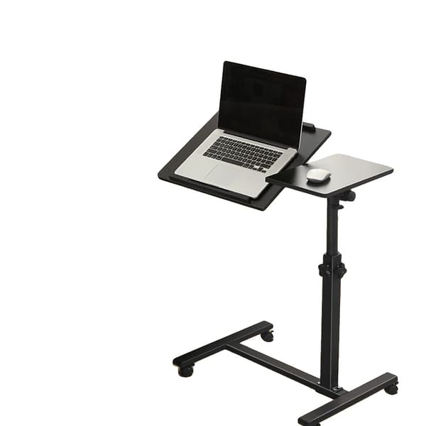 Justerbart Computerbord, Højdejusterbart, Mobil Design, sort