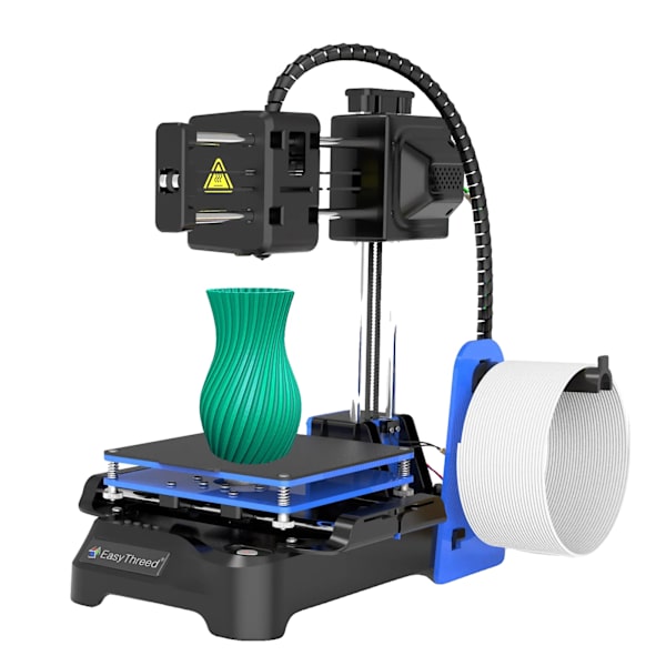 Mini 3D-printer til skrivebord, K7 sort, K7 sort