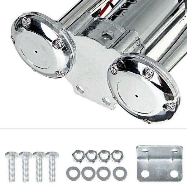 Bil Airhorn, 600db Lydstyrke, Dobbelt Tragt, Universel Montering, 12V