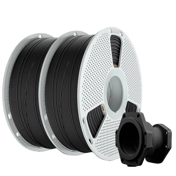 3D Filament, PC-ABS/FR-ABS Material, Värmebeständig, PC-ABS Svart