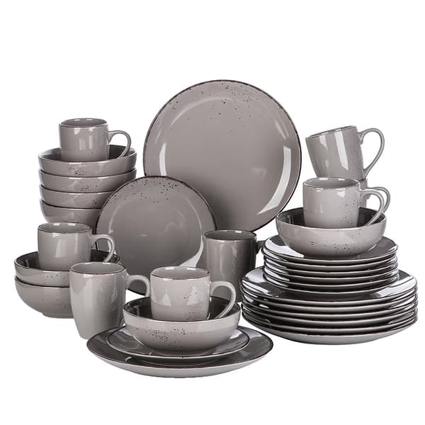 Servisesæt, Rund Form, Vintage Design, 32-Stykke