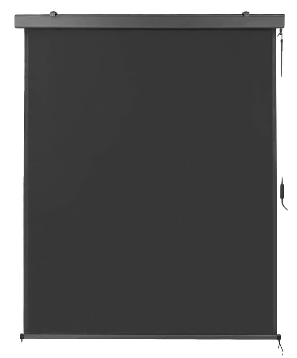 Vertikal Markise, Manuel Krank, UV-Bestandig, Grå 140cm x 250cm