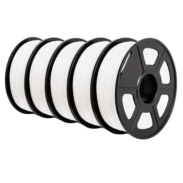 PLA+ Filament, 1,75MM Diameter, Hög Precision Utskriftstemperatur,PLA PLUS VIT 5KG