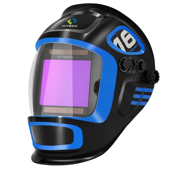 Svetsmask, Auto-Dunkel, Stort Utsikt, CE Certifierad,800F