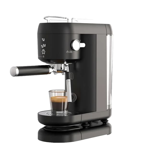 Espresso Maskine, Alsidig Kaffe Forberedelse, Justerbar Mælkeskumning, 200743sort, EU