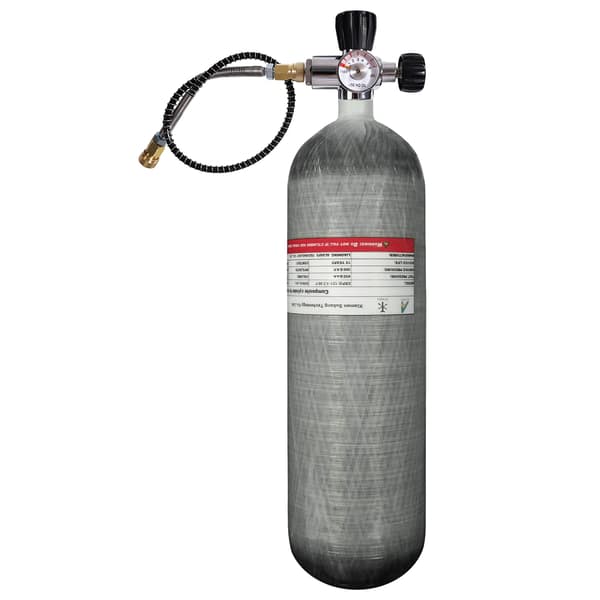 Fyllstation, Kolfiber, Högtryck 300 Bar, 4.7L med ventil