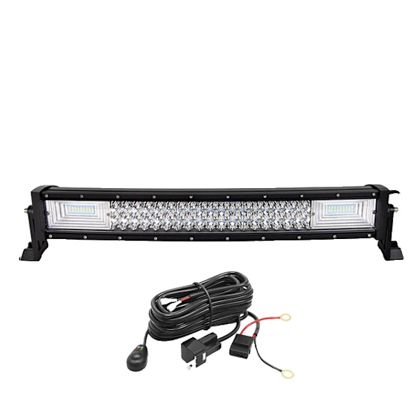 LED-ljusramp, böjd, kombinationsstråle