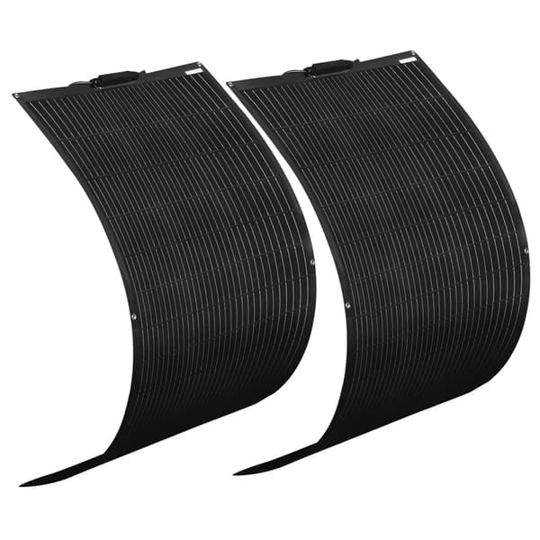 Solpanel Kit, 120W/240W Strøm, Fleksibel Installation, 240W-sort, NaN, NaN, NaN