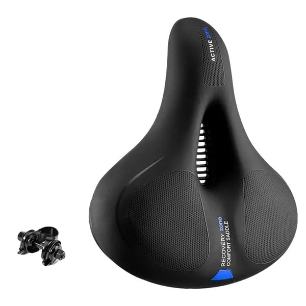 Cykelsæde, Stødabsorberende Svamp, Regntæt Design, AQ-6090B