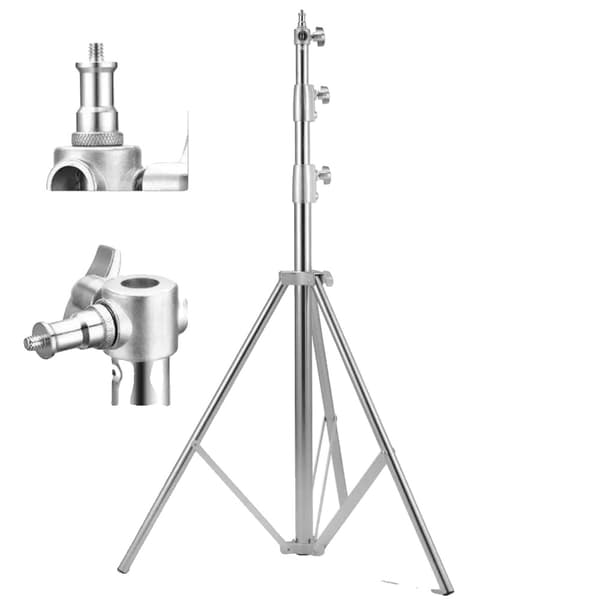 Fotostativ, rostfritt stål, hopfällbar, 280CM