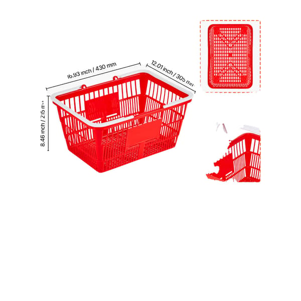 Förvaringskorgar, Stapelbar Design, Ergonomiska Handtag, 4st