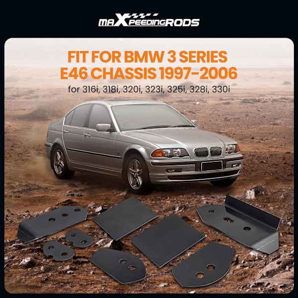 BMW 3-serien E46 Subframe Reparationskit, Högpresterande, Exakt Passform