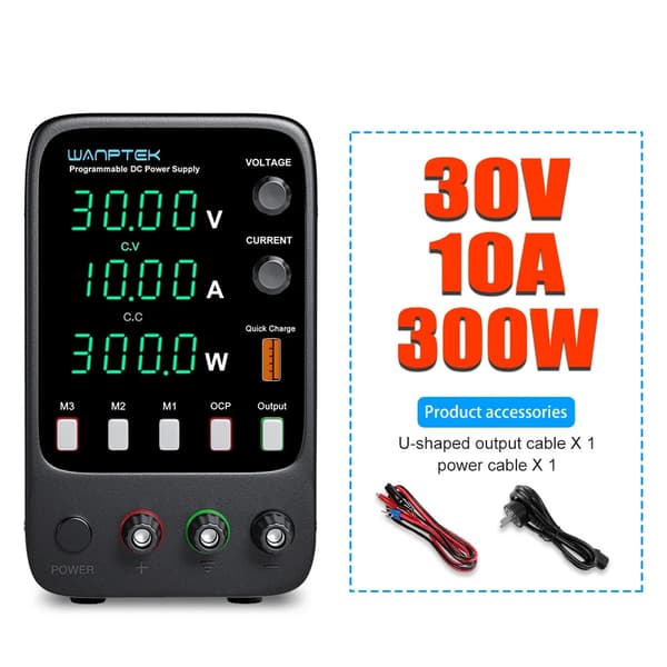 Laboratorie DC Strømforsyning, 32V Udgange, 10A Strøm, APS3010H 30V 10A