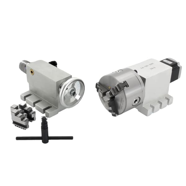 CNC 4:e axel, NEMA23 stegmotor, 50:1 växellåda, K11-100mm 50:1