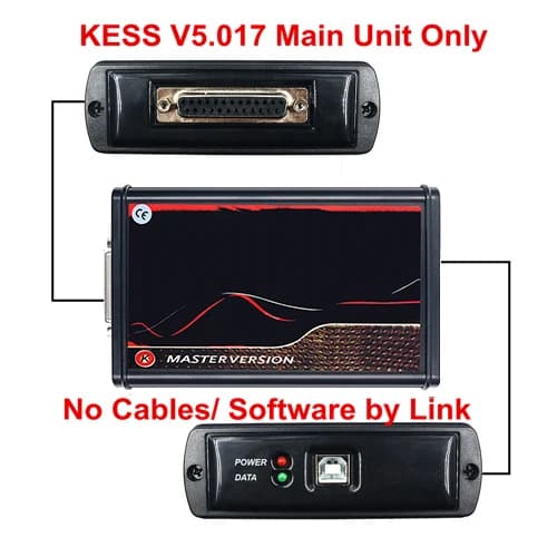 ECU Programmer, Avanceret Softwareversion, Ingen Tokenbegrænsning, KESS Hovedenhed