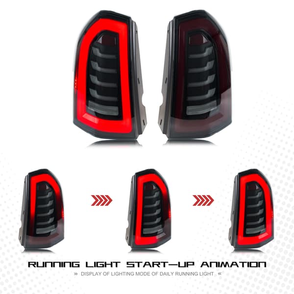 LED Bakljus, Dynamisk Signal, Vattentålig Design