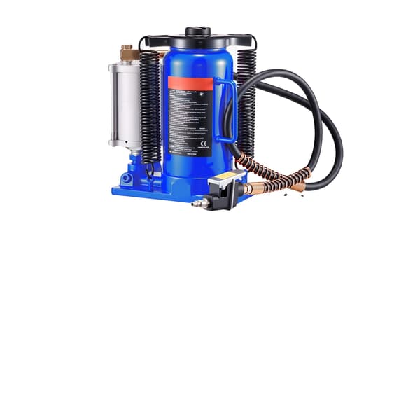 Hydraulinen pullojack, 20 tonnin kapasiteetti, kaksoiskäyttötilat, Sininen