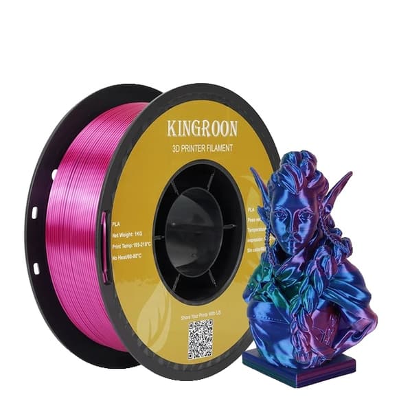 3D-utskrift Filament, PLA-material, 1 kg Spole, A-1KG